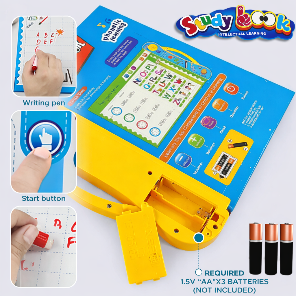 Press & Learn Sound Book for 2-5 Years | Improve Memory & Vocabulary