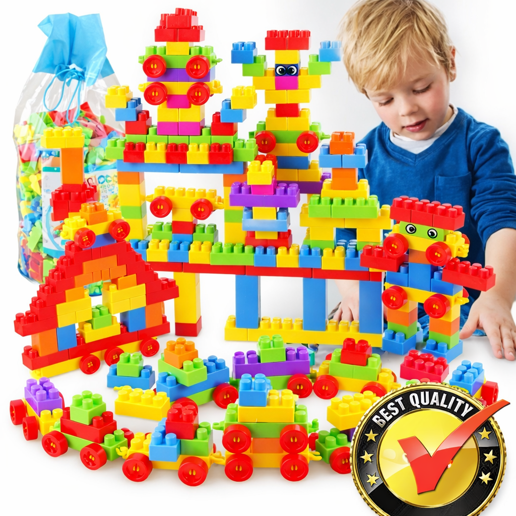 Creative Building Blocks Toy for Kids | Improve IQ, Creativity & Motor Skills