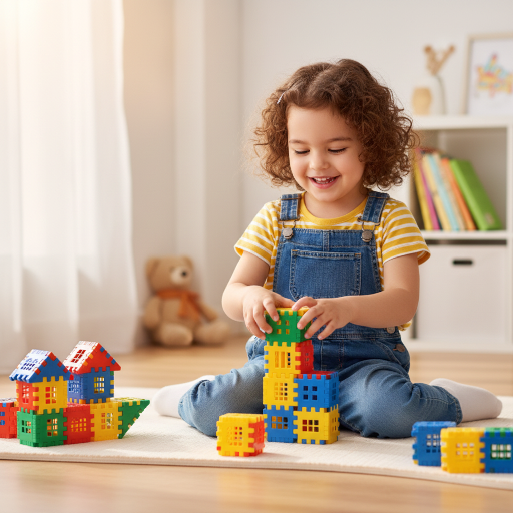 Creative Building Blocks Toy for Kids | Improve IQ, Creativity & Motor Skills
