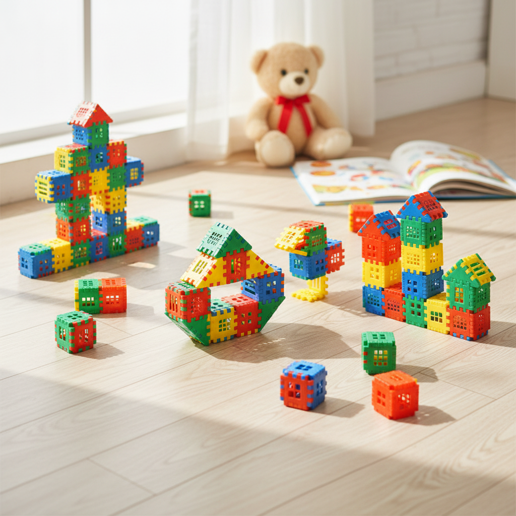 Creative Building Blocks Toy for Kids | Improve IQ, Creativity & Motor Skills